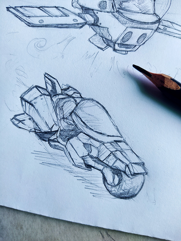 Super bike by Mdweller sketch1