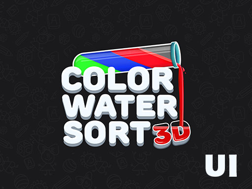 colro water sort 3d UI